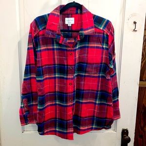 American Eagle boyfriend fit flannel